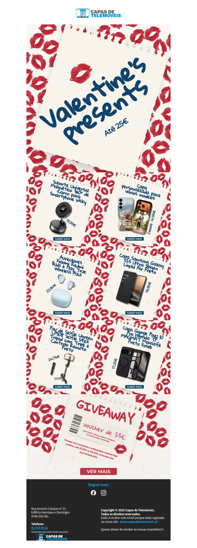 6 dicas de presentes até 25€