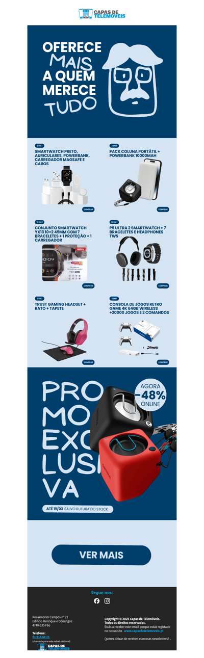 𝗠𝗮𝗶𝘀 𝗽𝗼𝗿 𝗺𝗲𝗻𝗼𝘀 l Estes são os novos packs da nossa loja!