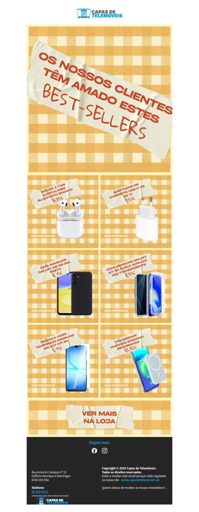 Seleção Especial: O top de vendas da semana 🌟