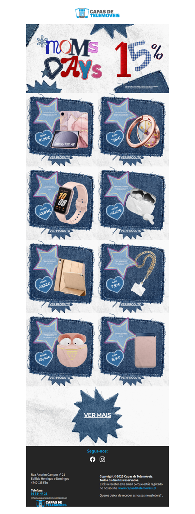 15% de desconto que não esperavas!