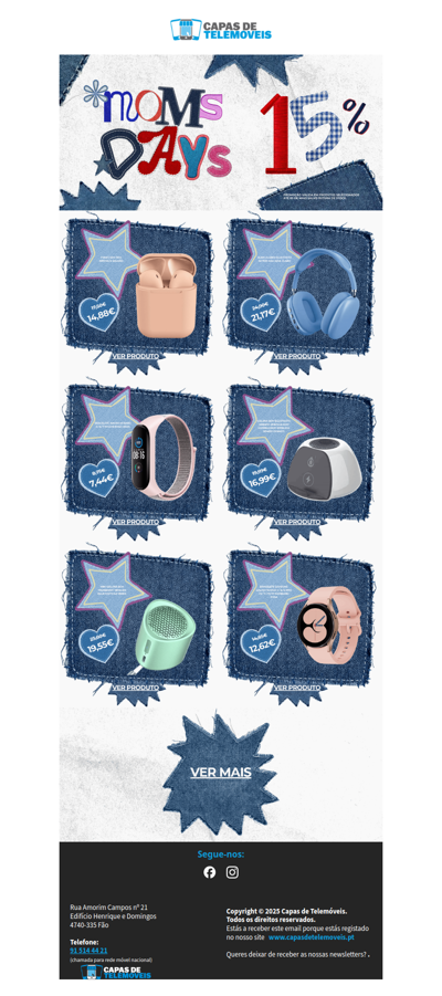 ESPECIAL PROMO I 15% Dia da Mãe 💌