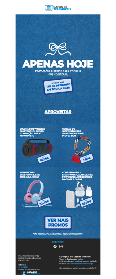 Agora ou Nunca: Promoções + Brinde