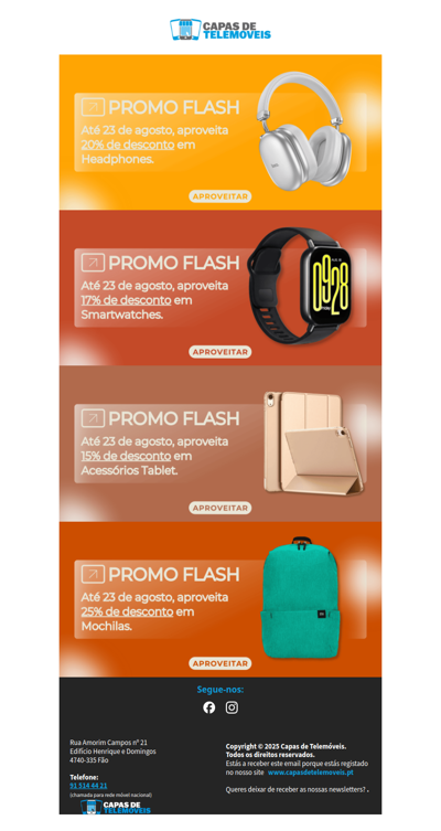 PROMO FLASH l Até -25%