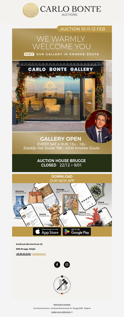 Season’s Greetings & A Warm Welcome