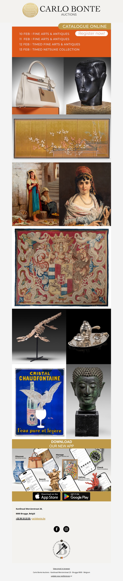 Catalogue online! Auction 10-11-12-13 February