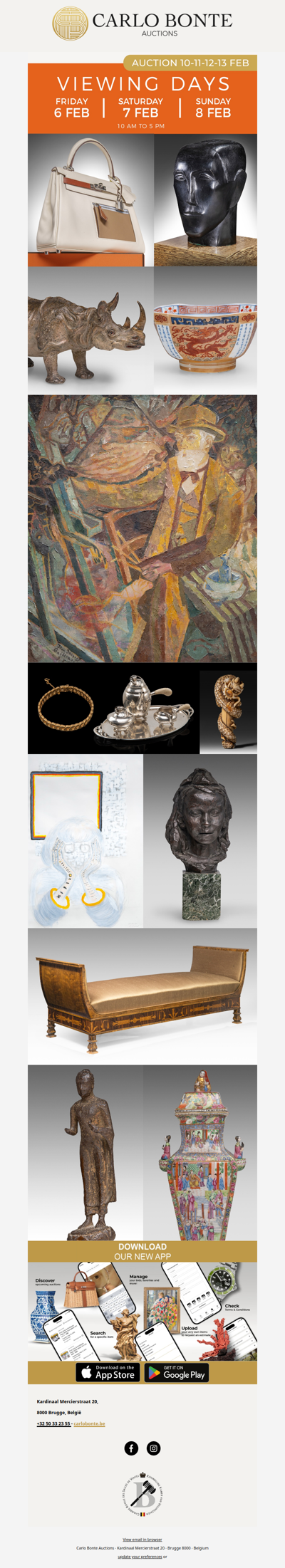 Reminder: Viewing days this weekend! 10-17h - Auction 10-11-12-13 February