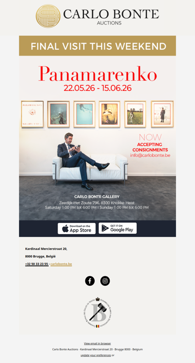 Last weekend: Panamarenko at Carlo Bonte Gallery Knokke