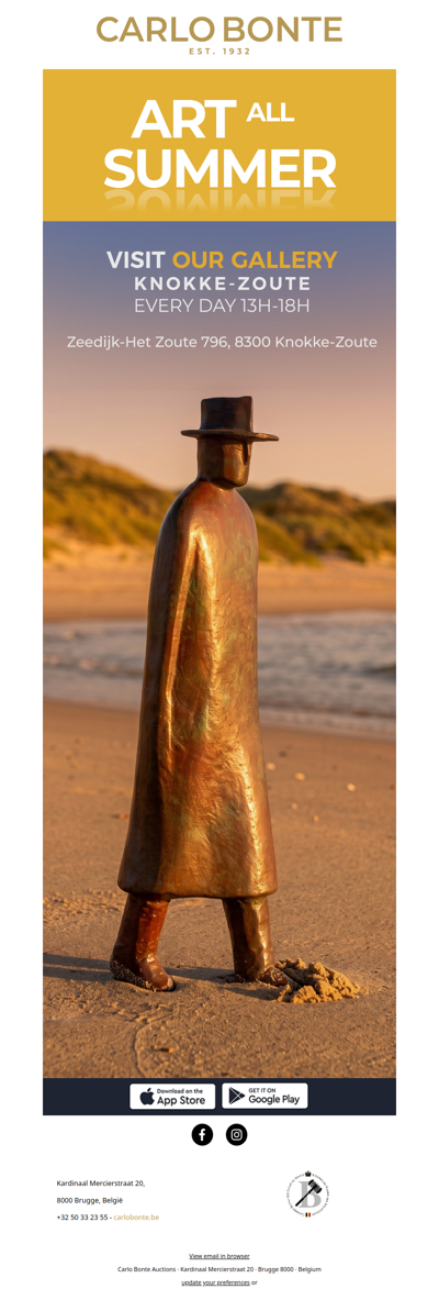 Art All Summer - Carlo Bonte Gallery