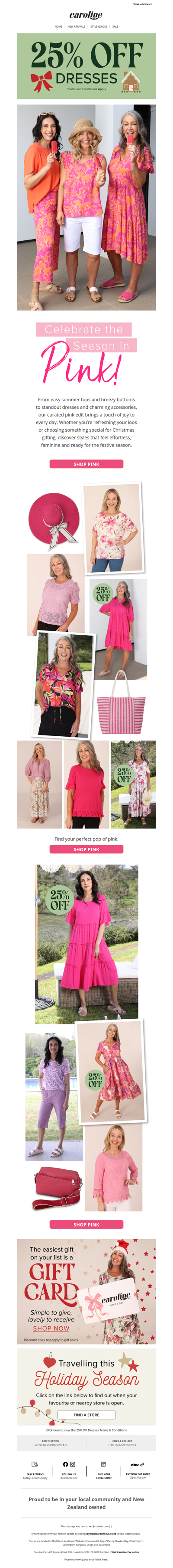 Pink picks for Summer & Christmas gifting 😎🎁