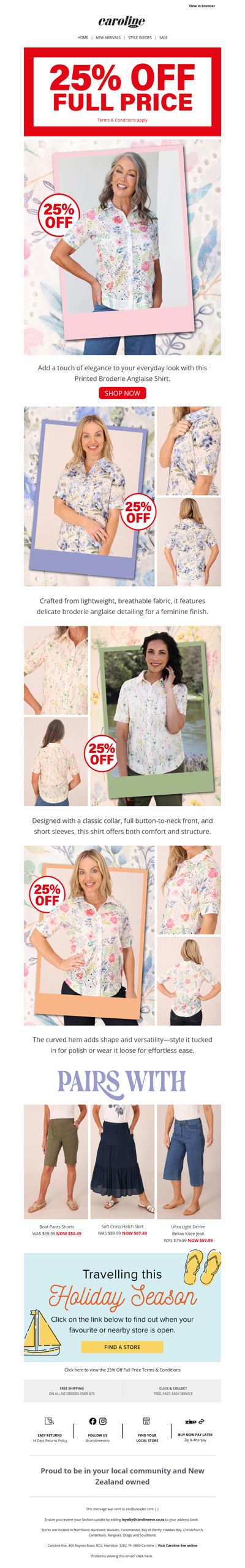 Meet your new favourite shirt & it's 25% off! 💗