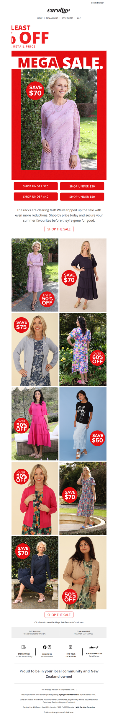 Under $20. $30, $40, $50... What's your pick?💸