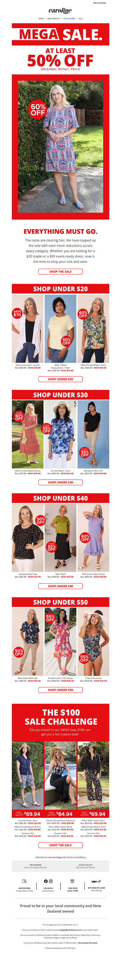 Hey ca, everything must go! Deals from $20 inside! 📢