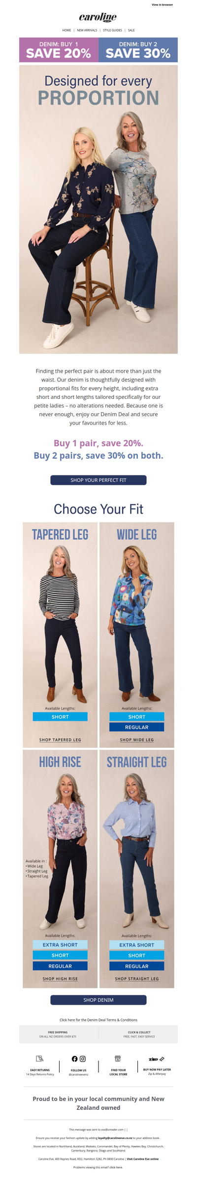 Your perfect length & fit