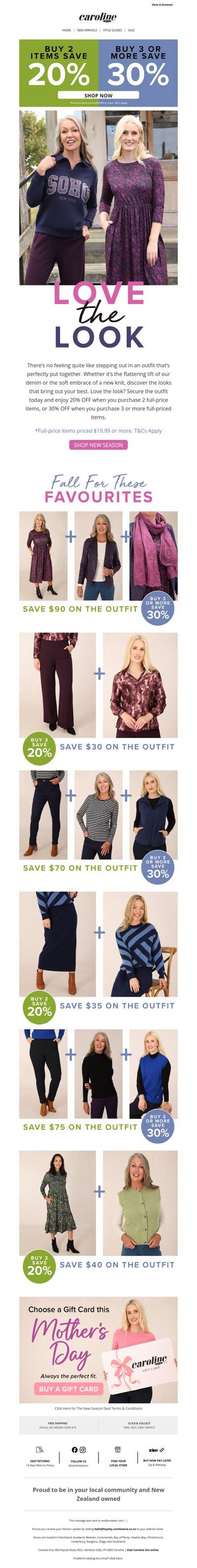 Love the Look? Save up to 30% ✨