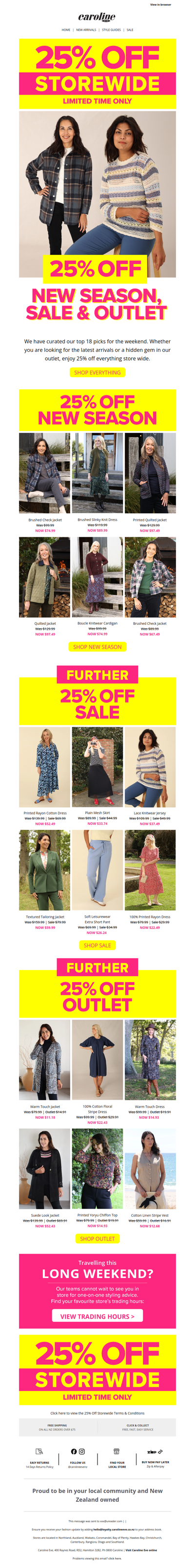 25% Off Everything continues!