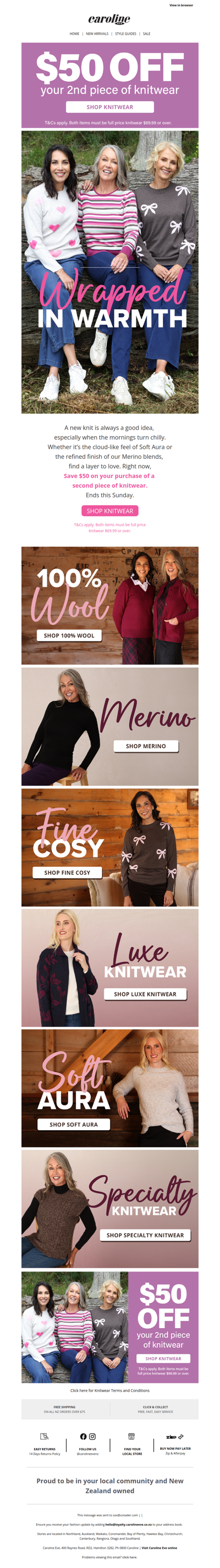 ca, Save $50 on your 2nd Piece of Knitwear🧶