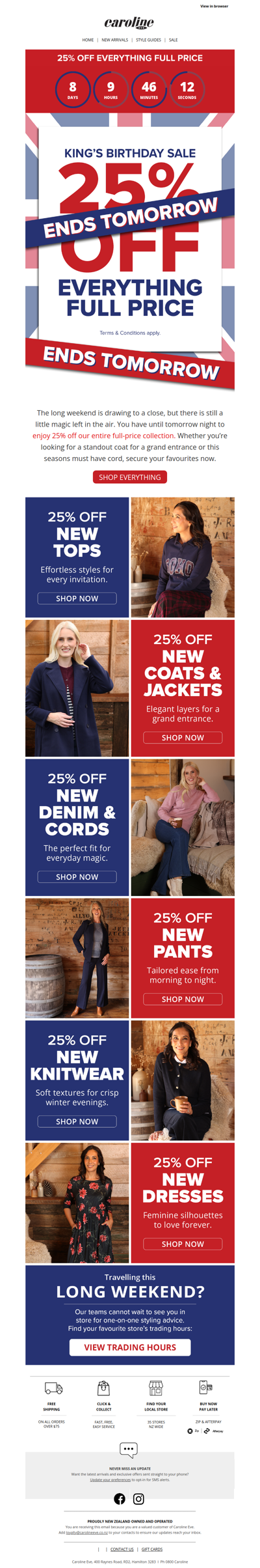ca, 25% off ends tomorrow!