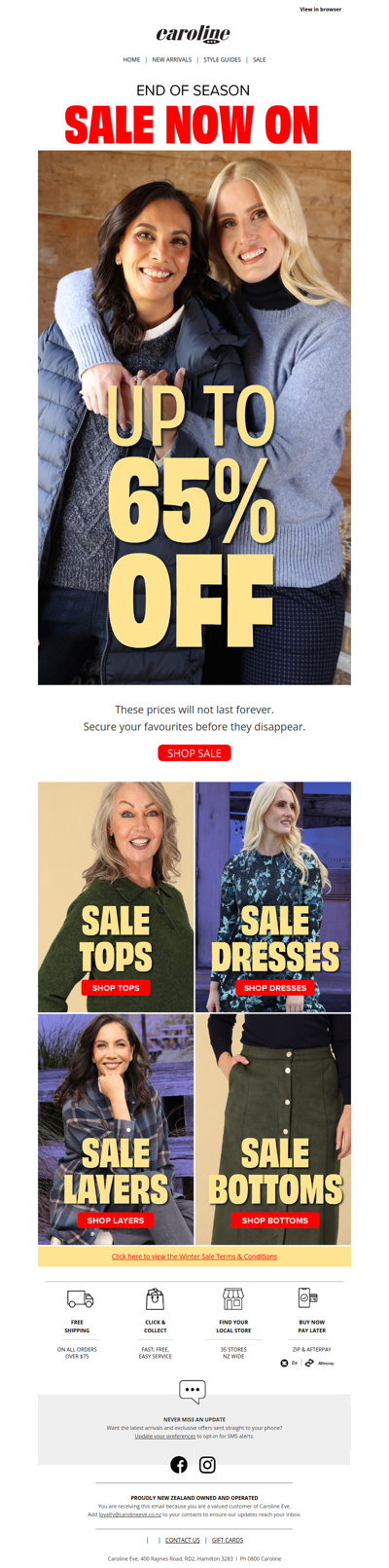 Up to 65% off: Selling fast! ⌛