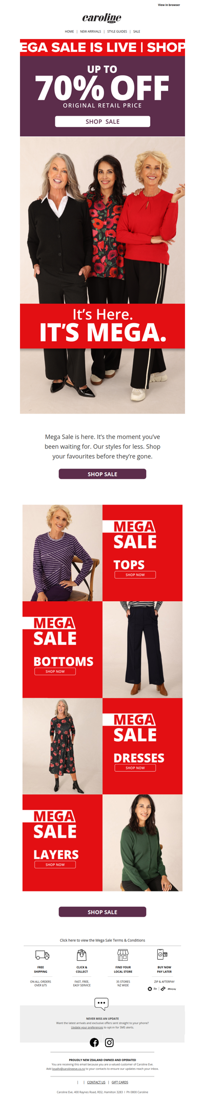 📣 It’s huge: Up to 70% off starts NOW