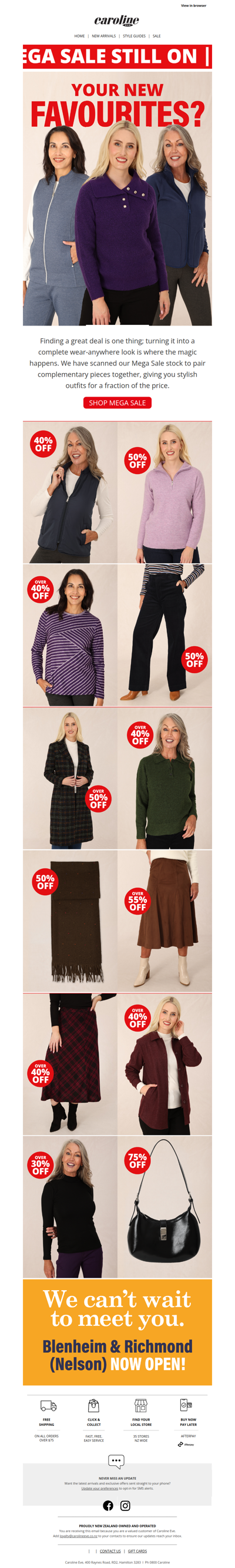 ca Build a new look for less