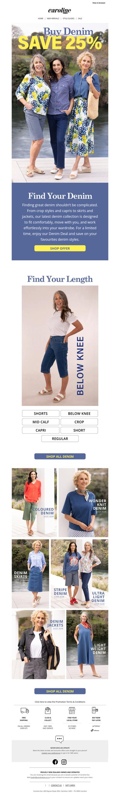 Your denim edit 👖 Save 25%