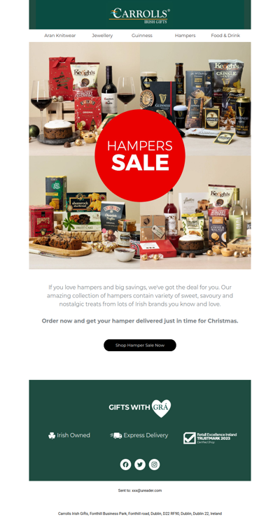 The Christmas Hamper Sale Continues 🎁