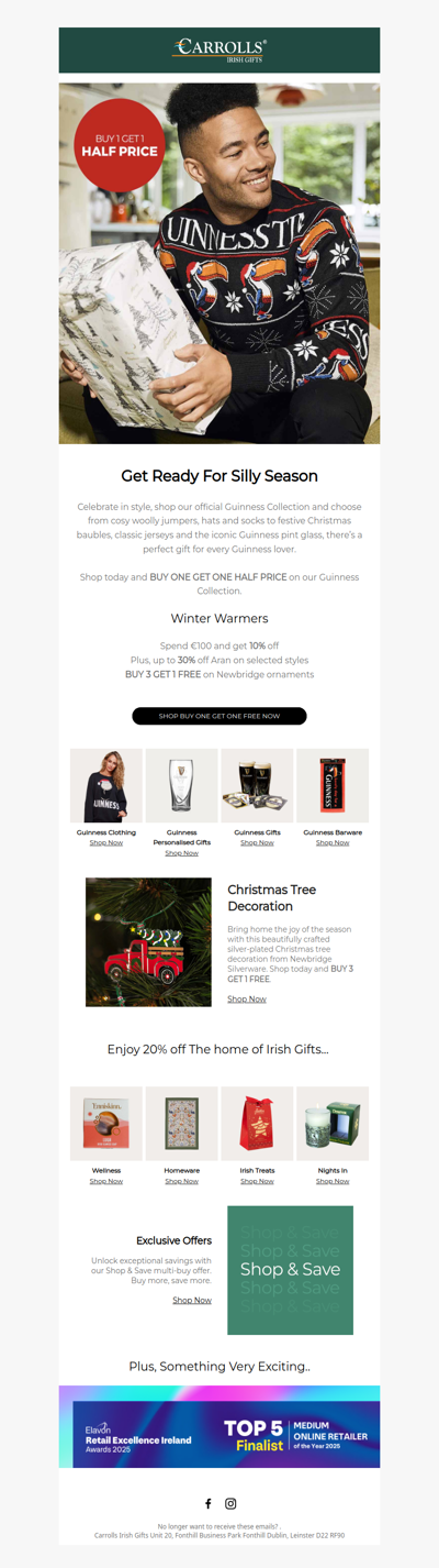 LIMITED TIME DEALS! Grab Your Guinness Gifts Today