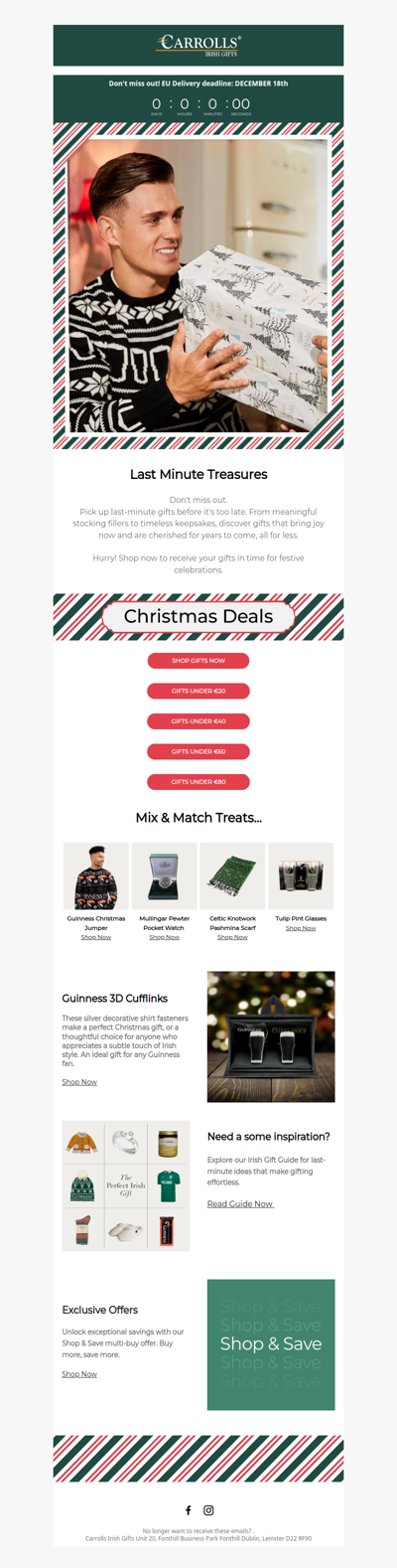 Shop Now To Get Irish Gifts in Time For Christmas