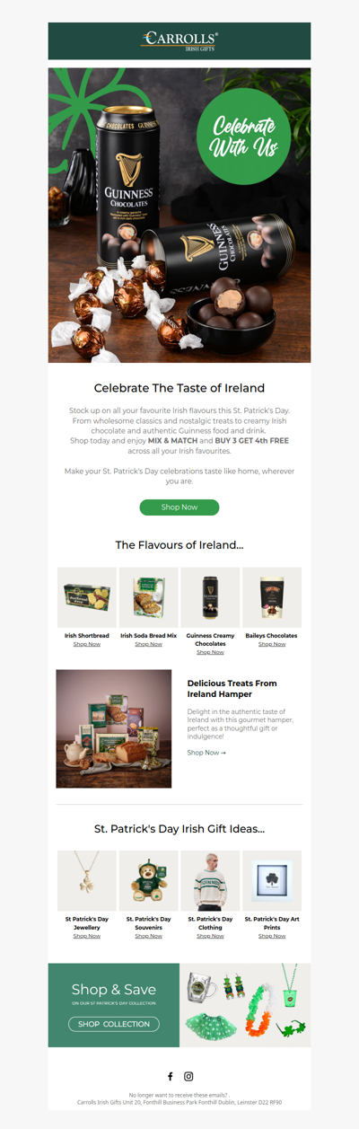 Celebrate the Taste of Ireland ☘️