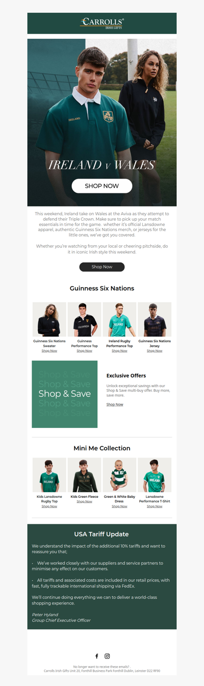 Pick up Your Match Essentials. Shop Today 🏉