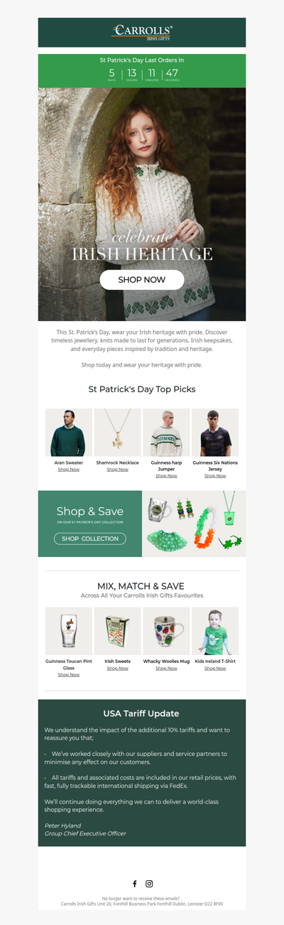 Celebrate Irish Heritage This St. Patrick's Day ☘️