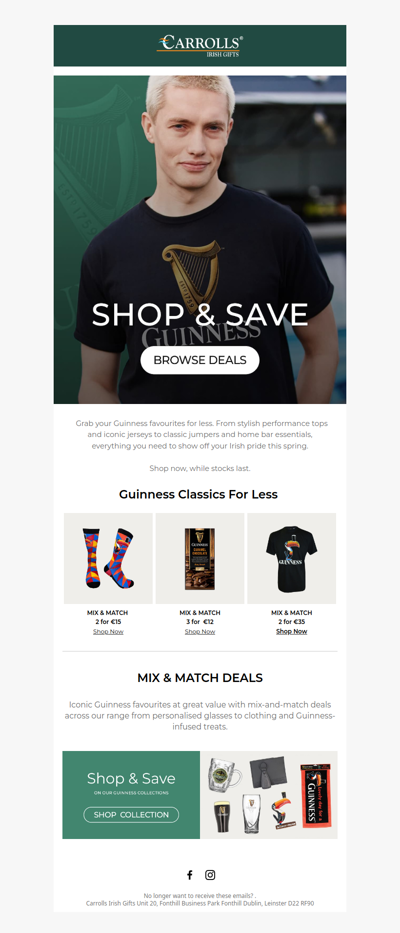 Shop & Save On Guinness Classics! Limited Time Deals