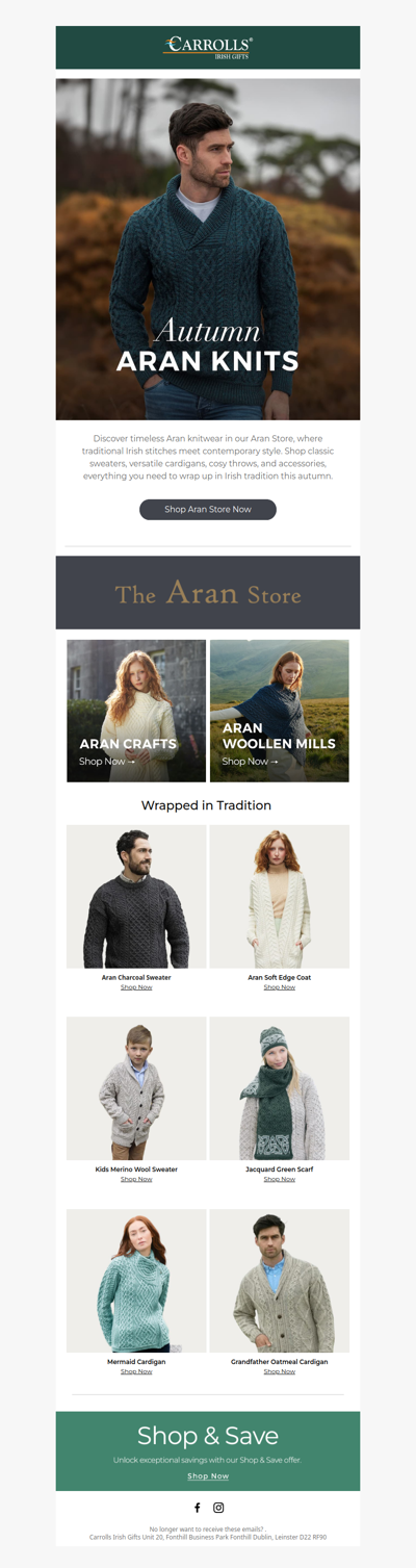Discover Autumnal Aran Knitwear🍂