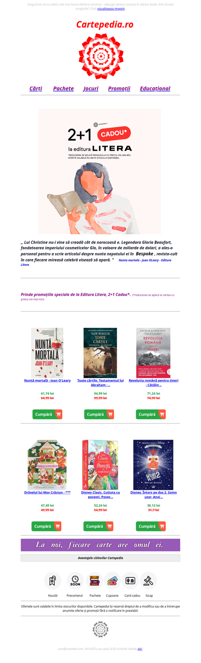 2+1 Cadou* Editura Litera