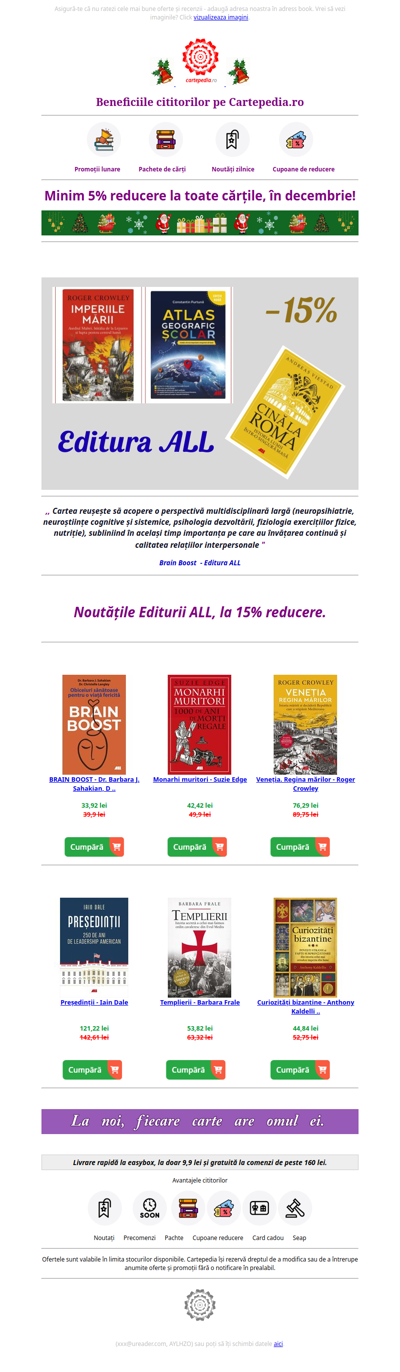 Reducere 15% Editura ALL