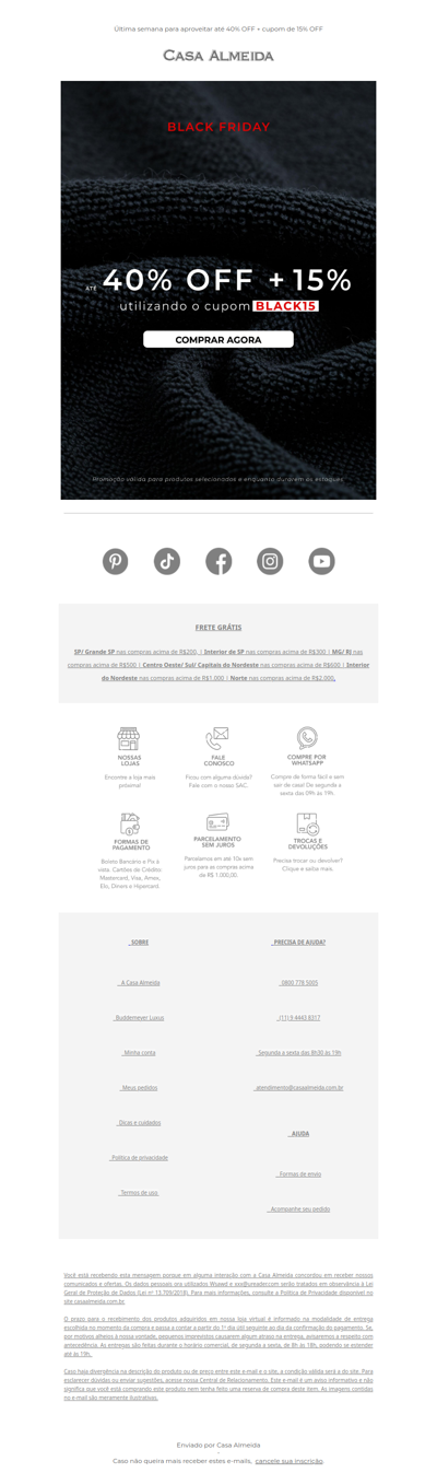 Ainda dá tempo de garantir o melhor da Black Friday!