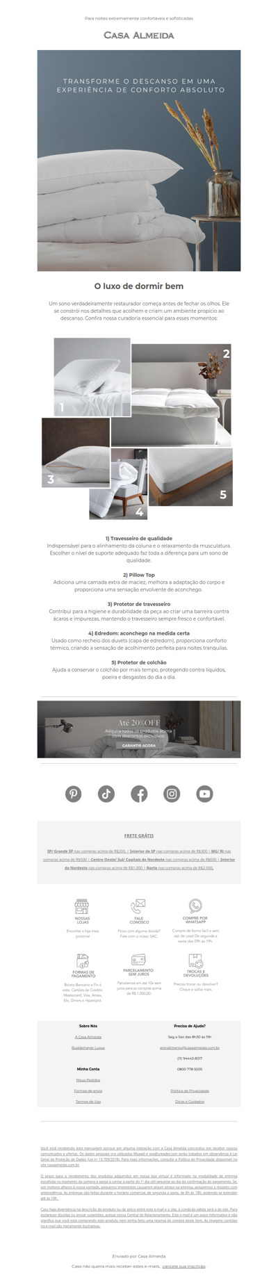 Comfy Chic: 5 dicas para um sono esplêndido