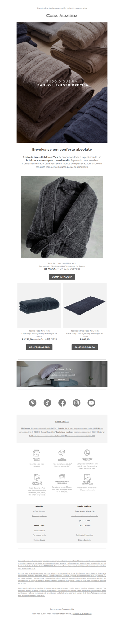 Mix & Match: combinação perfeita para um banho luxuoso.