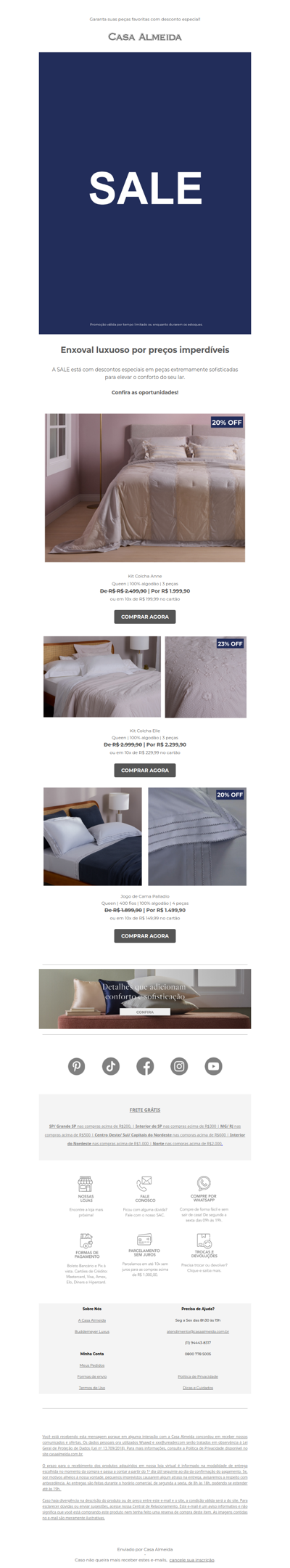 SALE: aproveite as oportunidades imperdíveis.