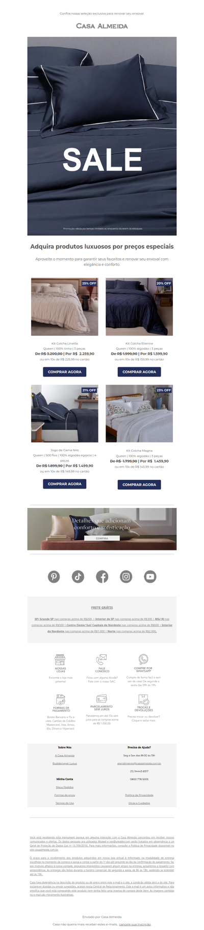 Aproveite a SALE enquanto ainda está disponível!