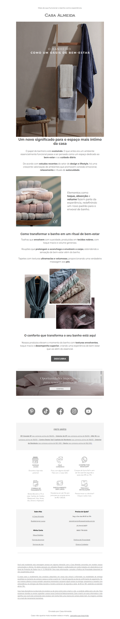 Banho como refúgio: a nova forma de viver o bem-estar