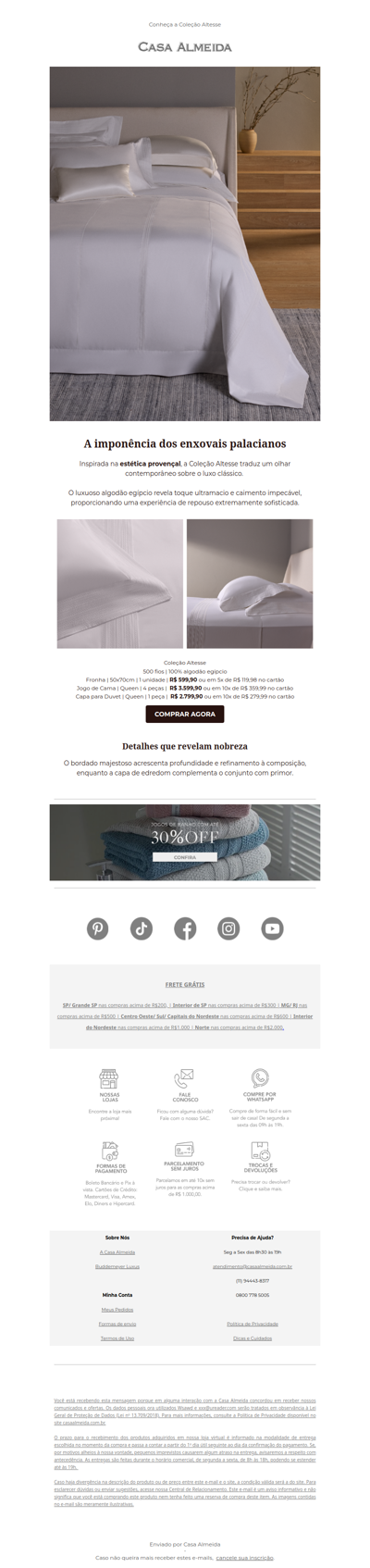 Um novo conceito de luxo para o seu descanso