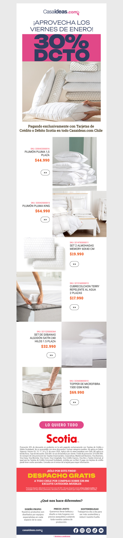 Esenciales para tu dormitorio 😍🛏️ Aprovecha nuestras promociones