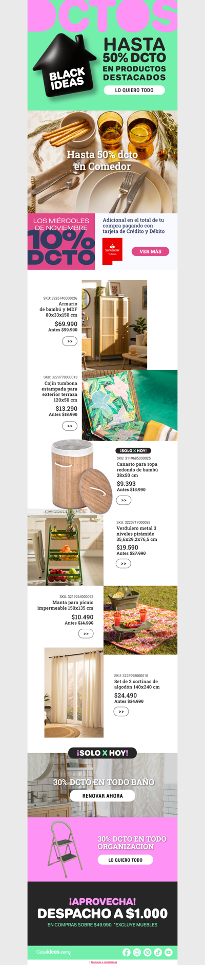 ¡No querrás perderte estos descuentos! Sigue el Blackideas 🙌🏻💸✨