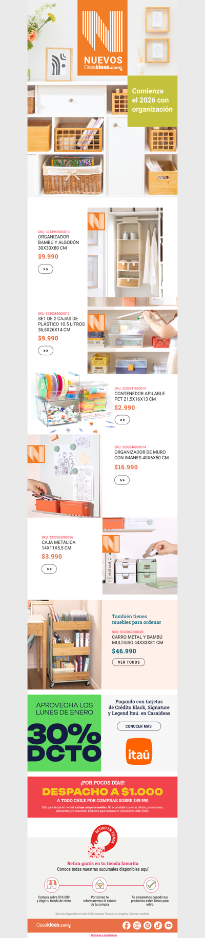 Comienza el 2026 organizándote 🤓❤️🏡