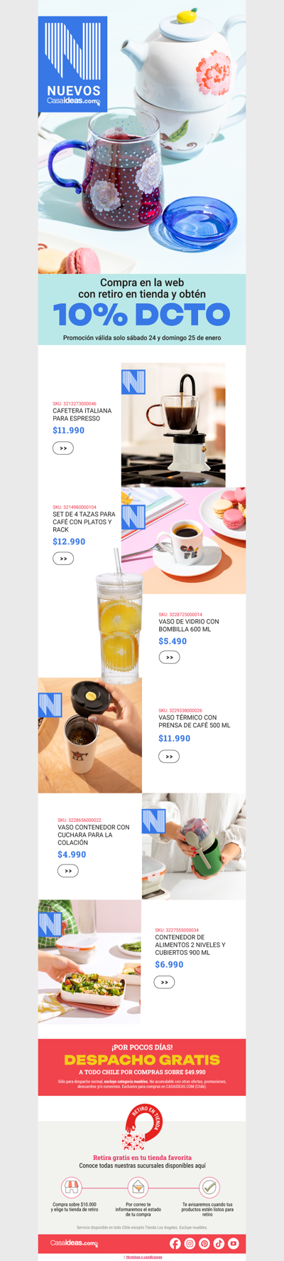 10% de dcto en compras con retiro en tienda 😎👀