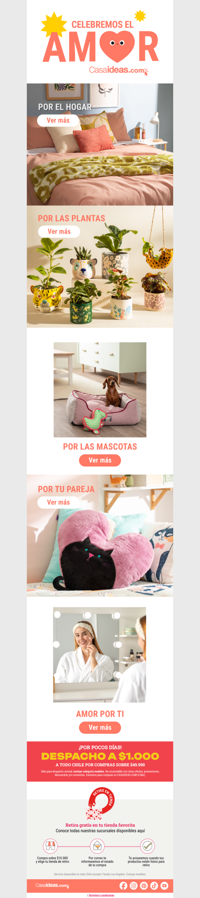 Celebra el amor junto a Casaideas ❤️☺️💌