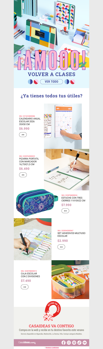 ¿Ya tienes todos tus útiles? 👀📚 🙌🏻