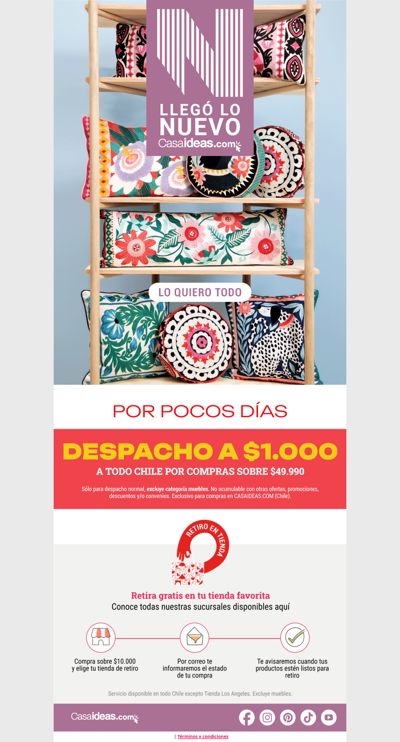 ¡Hey! Llegaron las novedades a Casaideas 🤩