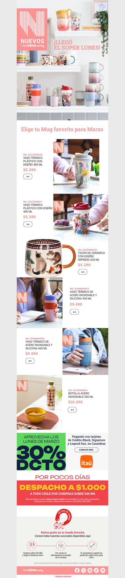 ¡Llegó el Súper Lunes! 🙌🏻 Empieza marzo con tus favoritos